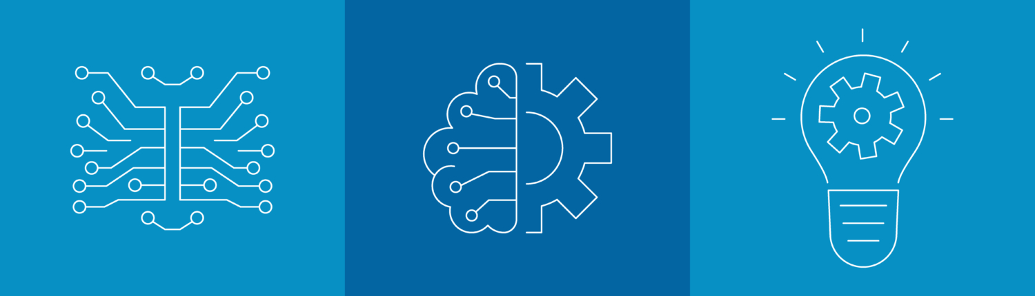 KI-Schattennutzung im Unternehmen; unlimbphoto. Artificial intelligence and machine learning line icon Stock Image Downloaded by Quils